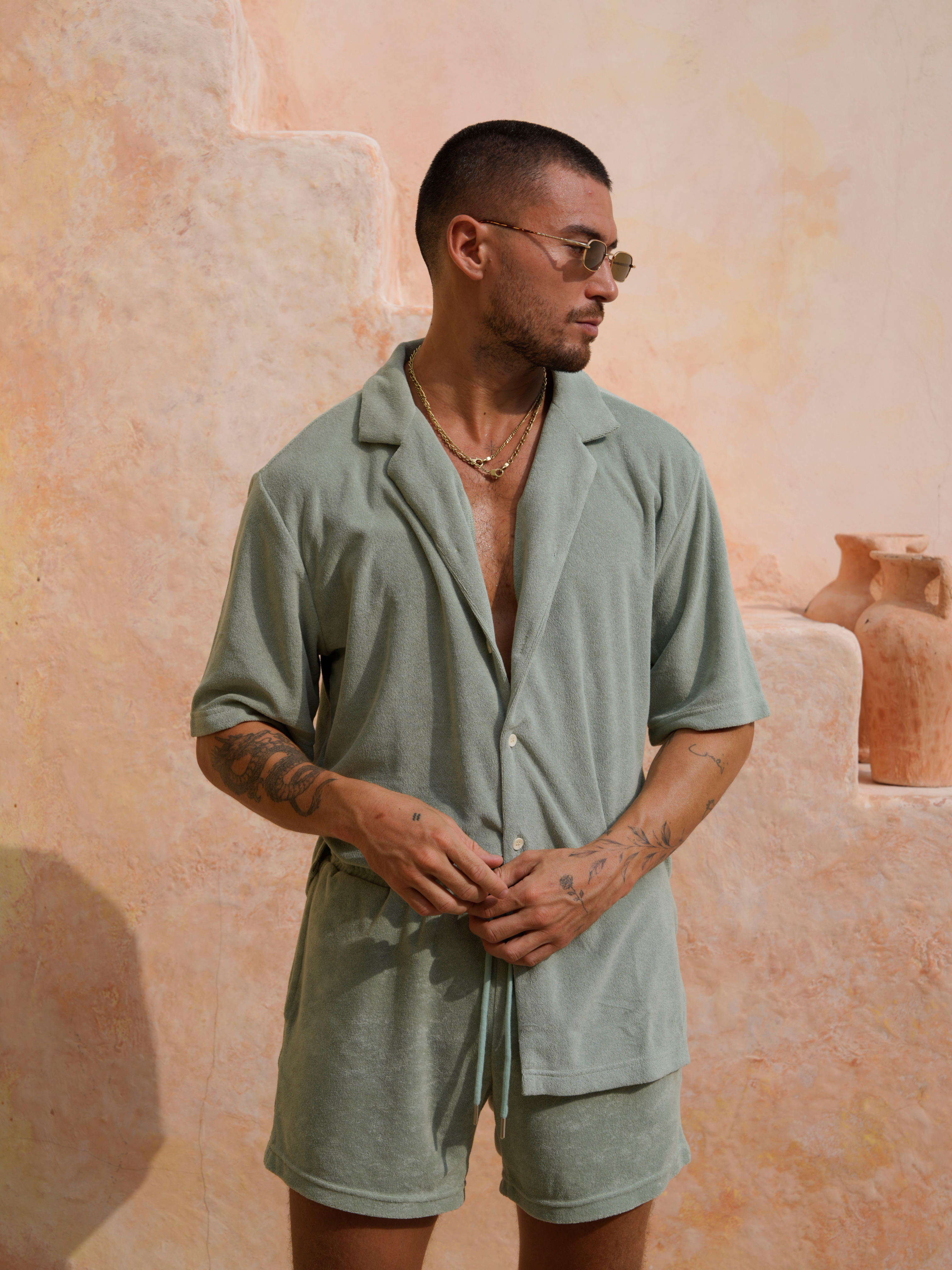 Terry Shirt - Jade