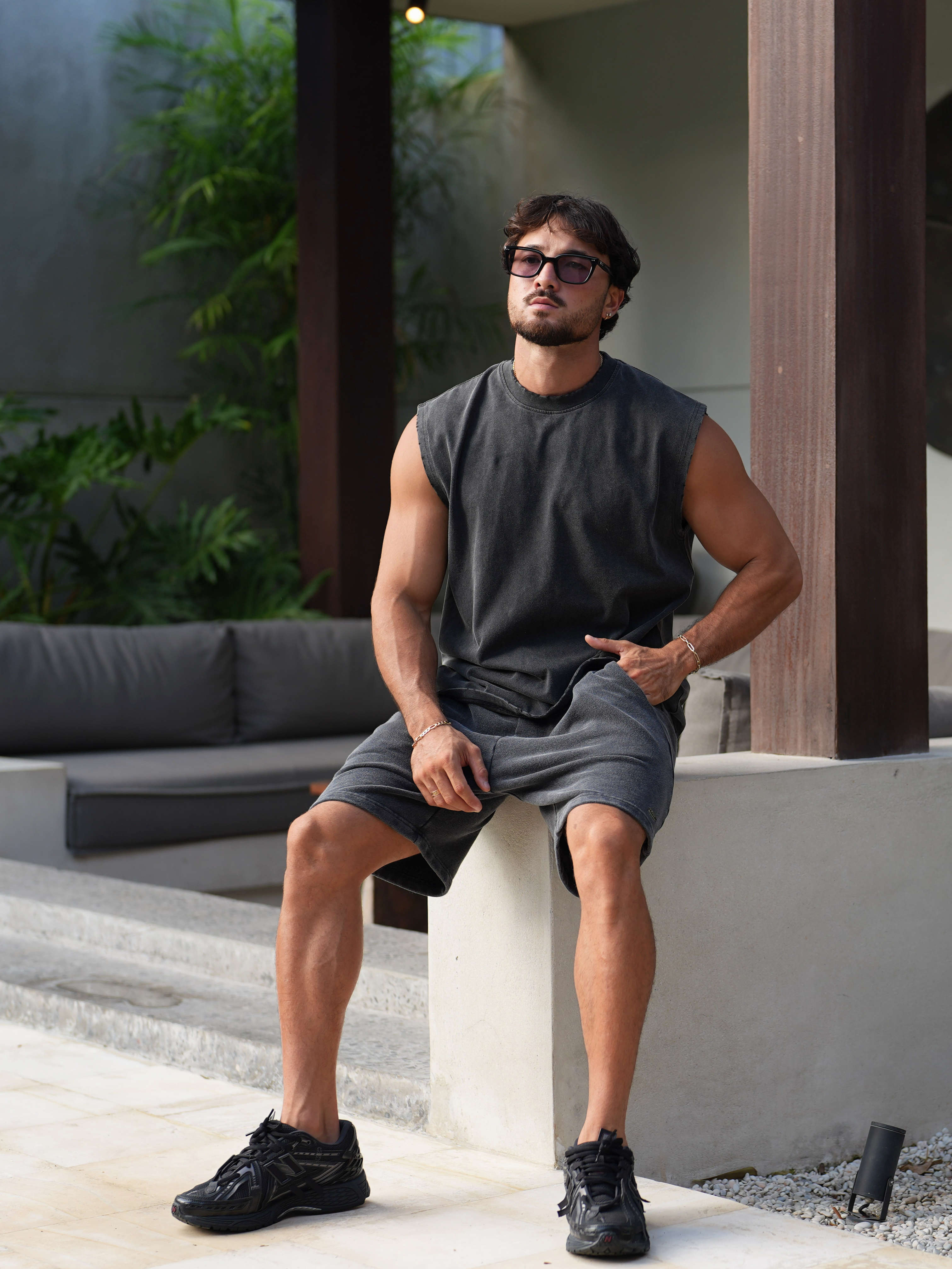 Niro Tank - Washed Black