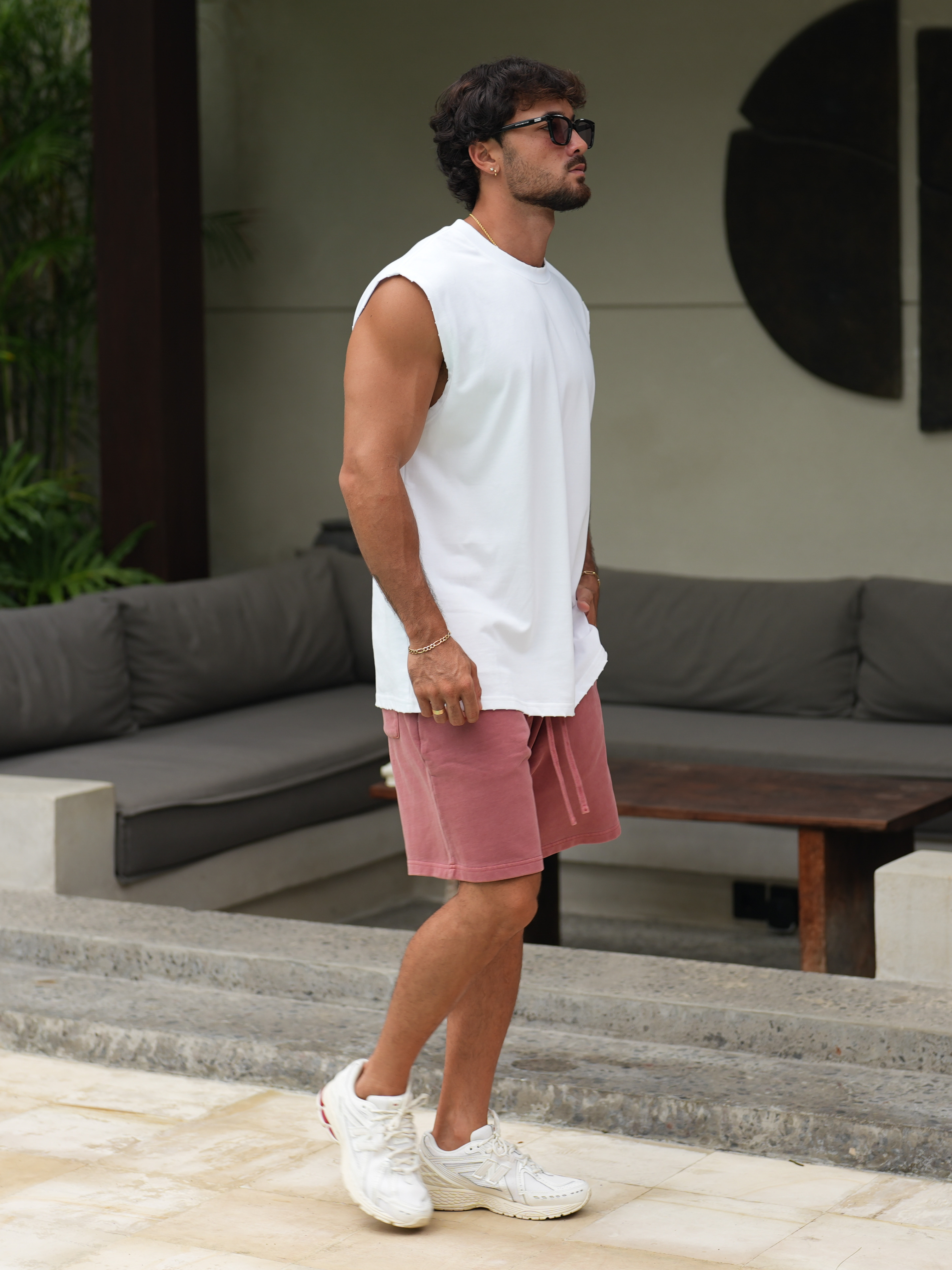 Kaio Shorts - Washed Ember